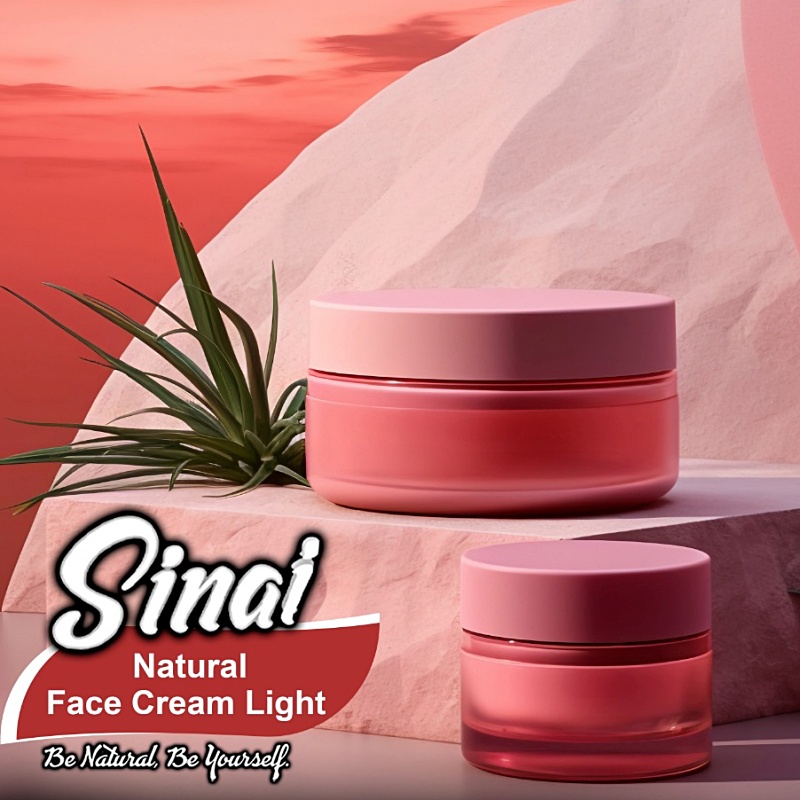 Light natural face cream